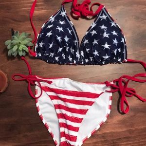 USA American Flag Bikini